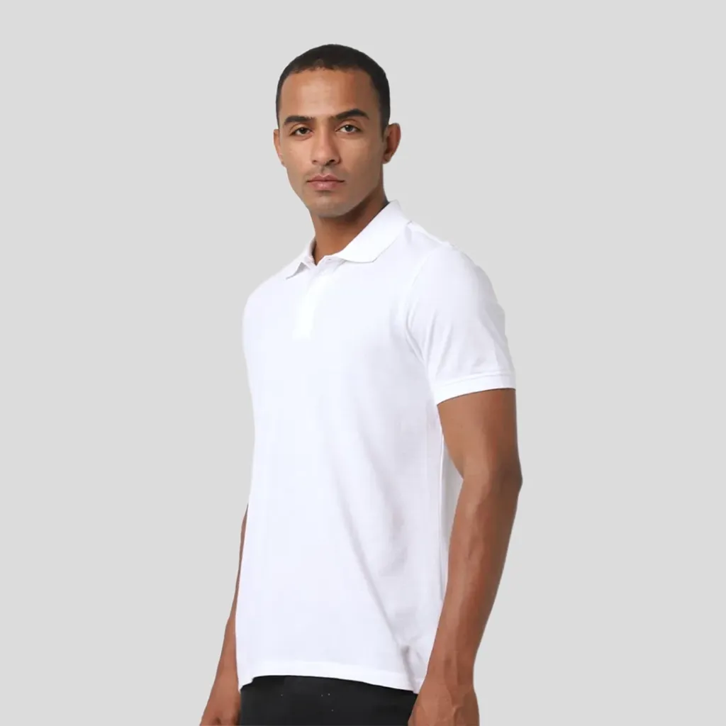 Jack & Jones Madd Polo T-Shirt – Cotton Blend Pique, 180 GSM.