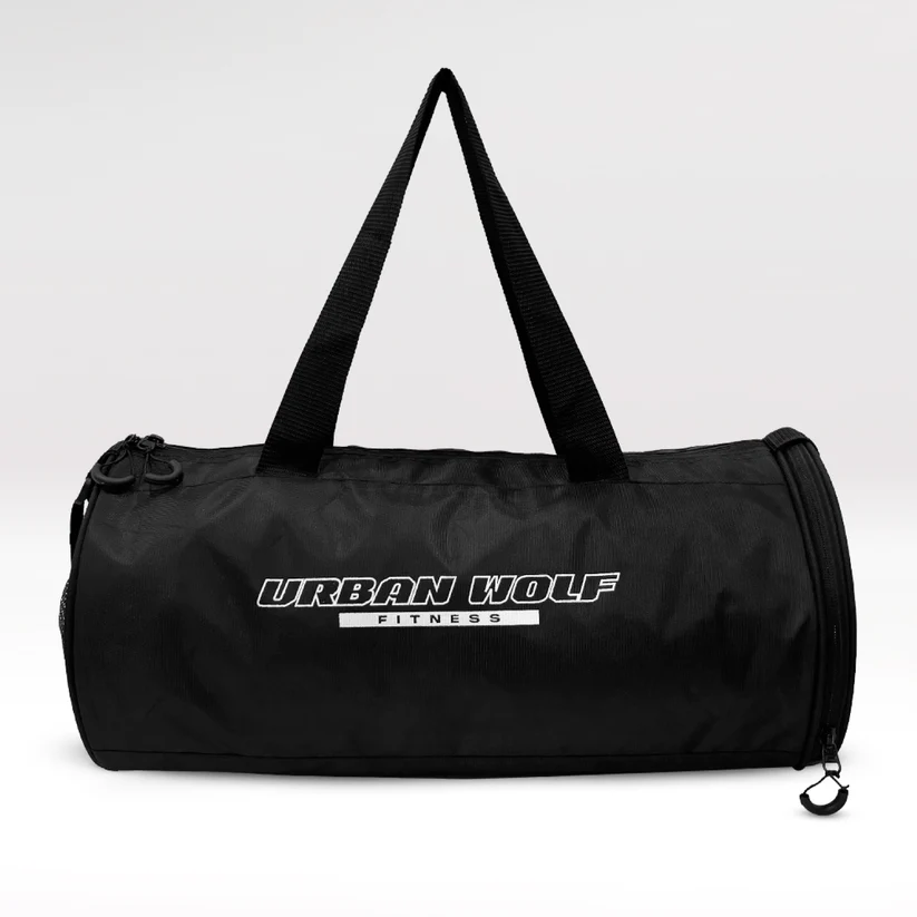 Urban Wolf 26L Gym Duffle Bag | Unisex Black. (Blue)