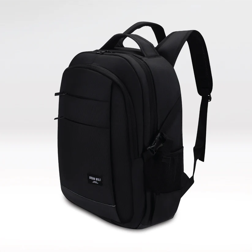 Urban Wolf Delta-Black Laptop backpack (BLACK).