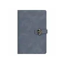 A5 PU Leather Notebook with Metal Button Strap Closure – 192 Pages Premium Executive Diary (Custom Branding Available).